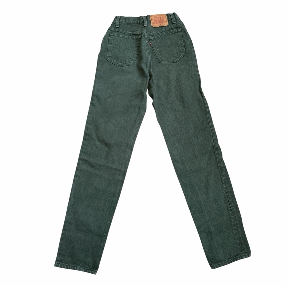 Vintage Levi’s 501 Green Made in USA Jeans 24